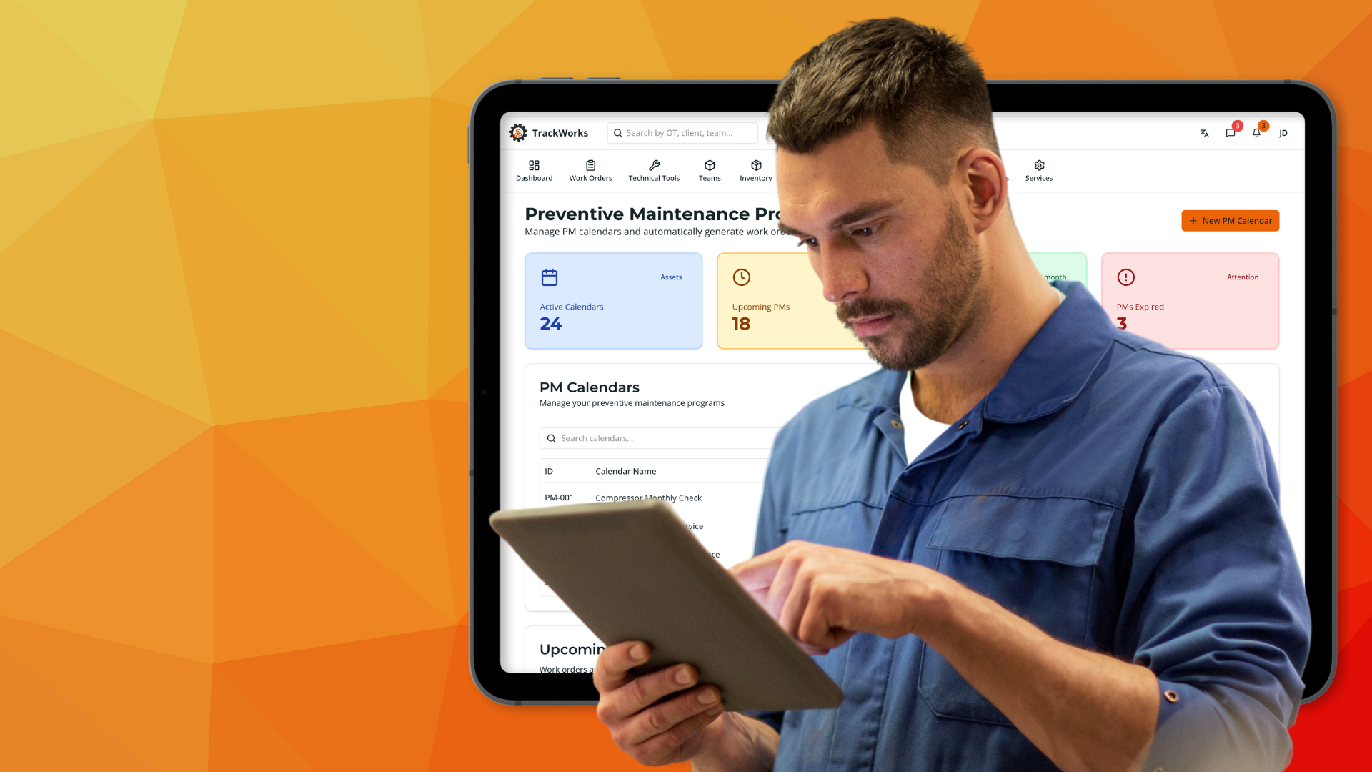Request Demo - TrackWorks App