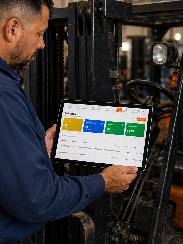 Forklift, heavy equipment and fleet